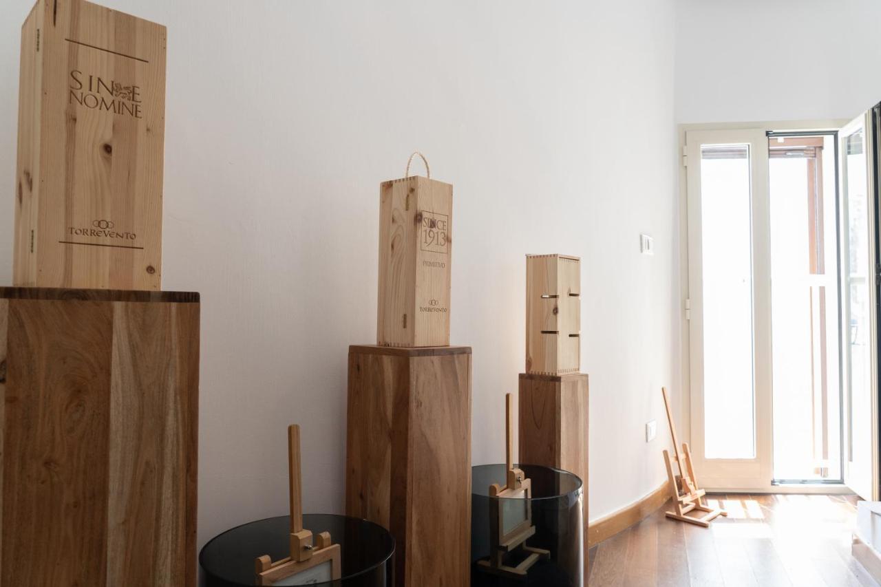 Wineart House, Terracielo Indipendente Nel Centro Di Monopoliアパートメント エクステリア 写真